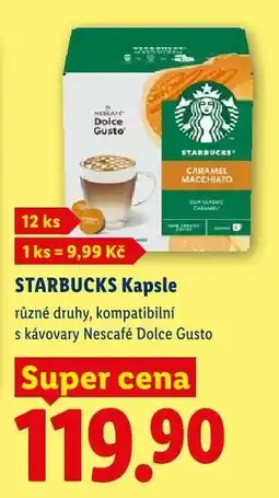 Lidl Starbucks kapsle nabídka