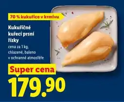 Lidl Kukuřičné kuřecí prsní řízky nabídka