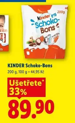Lidl Kinder Schoko-Bons nabídka