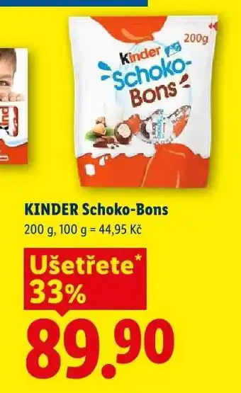 Lidl Kinder Schoko-Bons nabídka