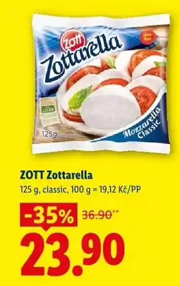 Lidl Zott Zottarella nabídka