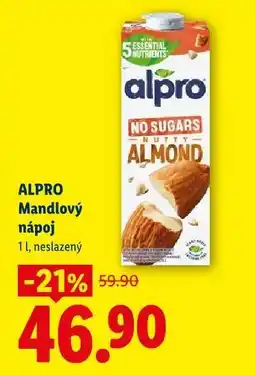 Lidl Alpro Mandlový nápoj nabídka