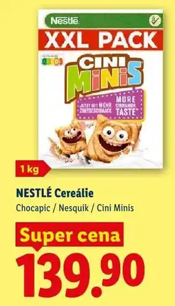 Lidl Nestlé cereálie nabídka