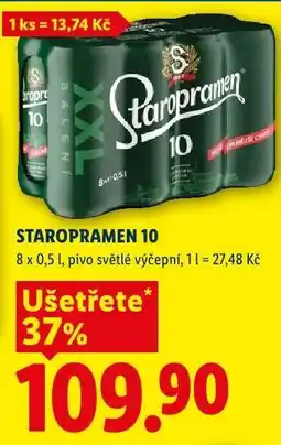 Lidl Staropramen 10 nabídka