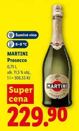 Lidl Martini Prosecco nabídka