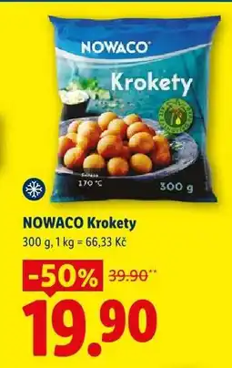 Lidl Nowaco Krokety nabídka