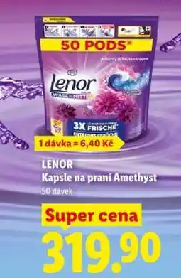Lidl LENOR Kapsle na praní Amethyst nabídka