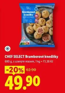 Lidl CHEF SELECT Bramborové knedlíky nabídka