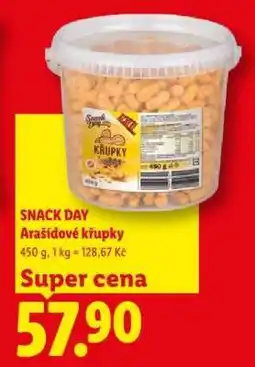 Lidl SNACK DAY Arašídové křupky nabídka