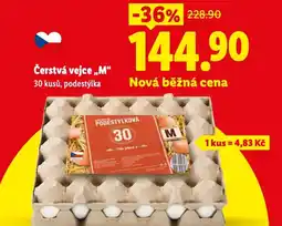 Lidl Čerstvá vejce,,M❝ nabídka
