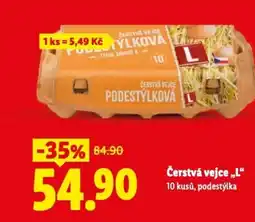 Lidl Čerstvá vejce „L“ nabídka