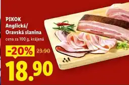 Lidl PIKOK ANGLICKÁ ORAVSKÁ SLANINA nabídka