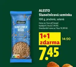 Lidl ALESTO SLUNEČNICOVÁ SEMÍNKA nabídka