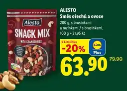 Lidl Alesto SMĚS OŘECHŮ A OVOCE nabídka