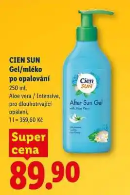 Lidl CIEN SUN Gel/mléko po opalování nabídka
