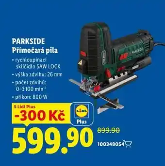 Lidl Parkside Přímočará pila nabídka
