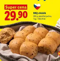 Lidl BBQ chlebík nabídka