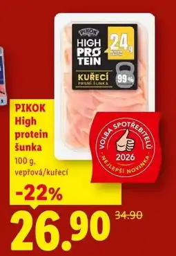 Lidl PIKOK High protein šunka nabídka