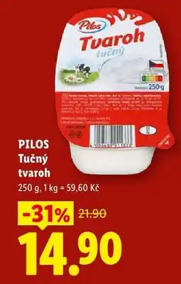 Lidl Pilos TUČNÝ TVAROH nabídka