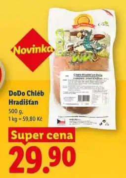 Lidl DODO Chléb Hradišťan nabídka