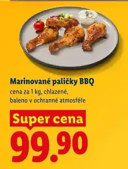 Lidl Marinované paličky BBQ nabídka