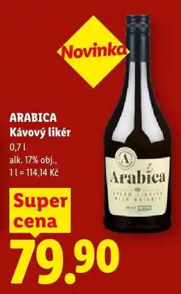 Lidl ARABICA Kávový likér nabídka
