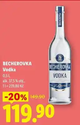 Lidl Becherovka Vodka nabídka