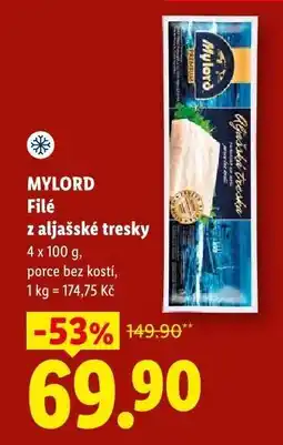 Lidl Mylord FILÉ Z ALJAŠSKÉ TRESKY nabídka