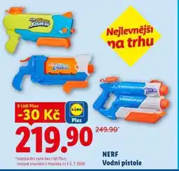 Lidl NERF Vodní pistole nabídka