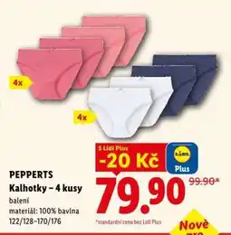 Lidl PEPPERTS Kalhotky – 4 kusy nabídka