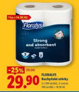 Lidl FLORALYS KUCHYŇSKÉ UTĚRKY nabídka