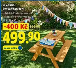 Lidl LIVARNO Dětské posezení nabídka