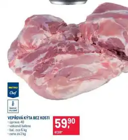 Makro Vepřová kýta bez kosti nabídka
