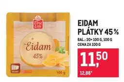 Makro Eidam plátky 45% nabídka