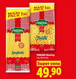 Lidl PANZANI Těstoviny nabídka