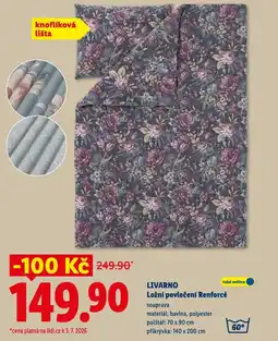Lidl LIVARNO Ložní povlečení Renforcé nabídka