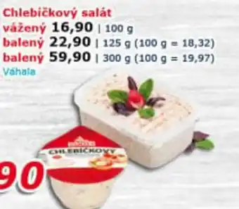 Chlebíčkový salát