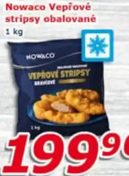 ESO MARKET Nowaco Vepřové stripsy obalované nabídka
