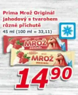 ESO MARKET Prima Mrož Originál jahodový s tvarohem nabídka