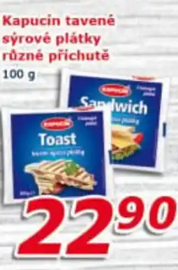 ESO MARKET Kapucin tavené sýrové plátky nabídka
