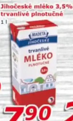 ESO MARKET Jihočeské mléko 3,5% trvanlivé plnotučné nabídka