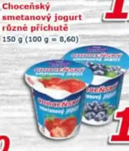ESO MARKET Choceňský smetanový jogurt nabídka