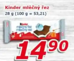 ESO MARKET Kinder mléčný řez nabídka