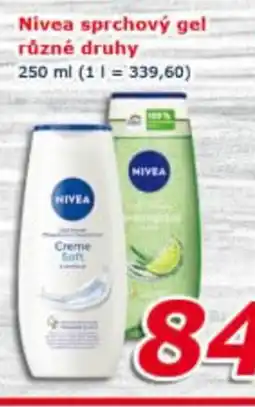 ESO MARKET Nivea sprchový gel nabídka
