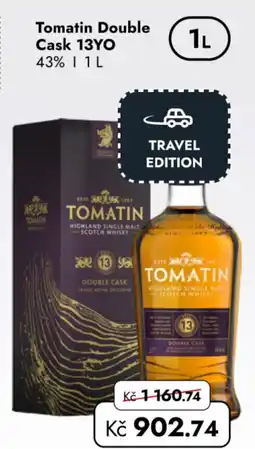 TRAVEL FREE Tomatin Double Cask 13YO nabídka