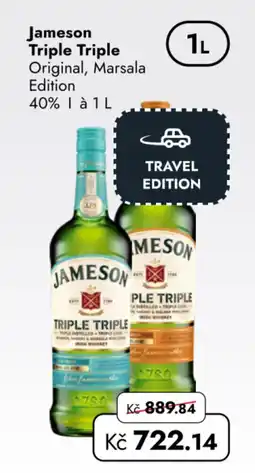 TRAVEL FREE Jameson Triple Triple nabídka