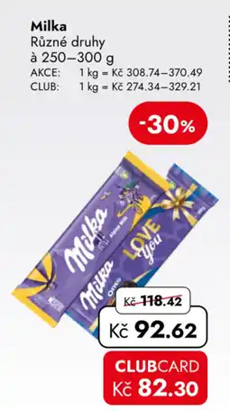 TRAVEL FREE Milka nabídka