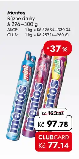 TRAVEL FREE Mentos nabídka