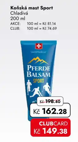 TRAVEL FREE Koňská mast Sport nabídka