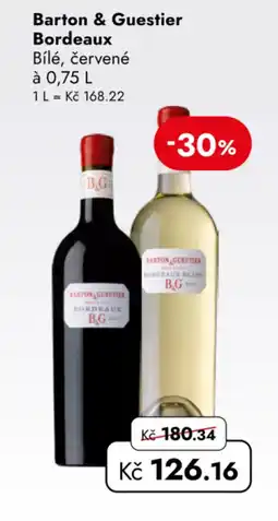 TRAVEL FREE Barton & Guestier Bordeaux nabídka